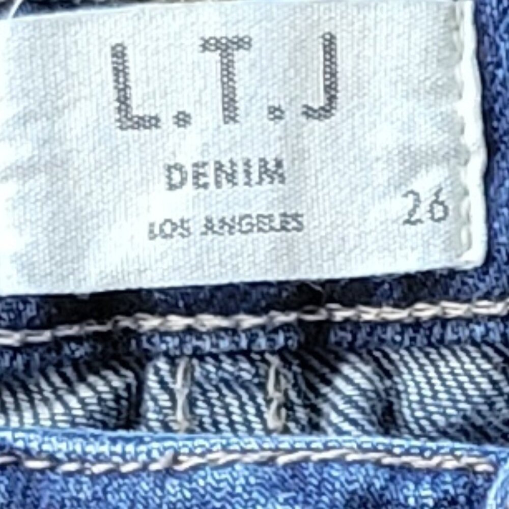 L.T.J Denim Womens 26 Verona Letters To Juliet - Picture 3 of 7